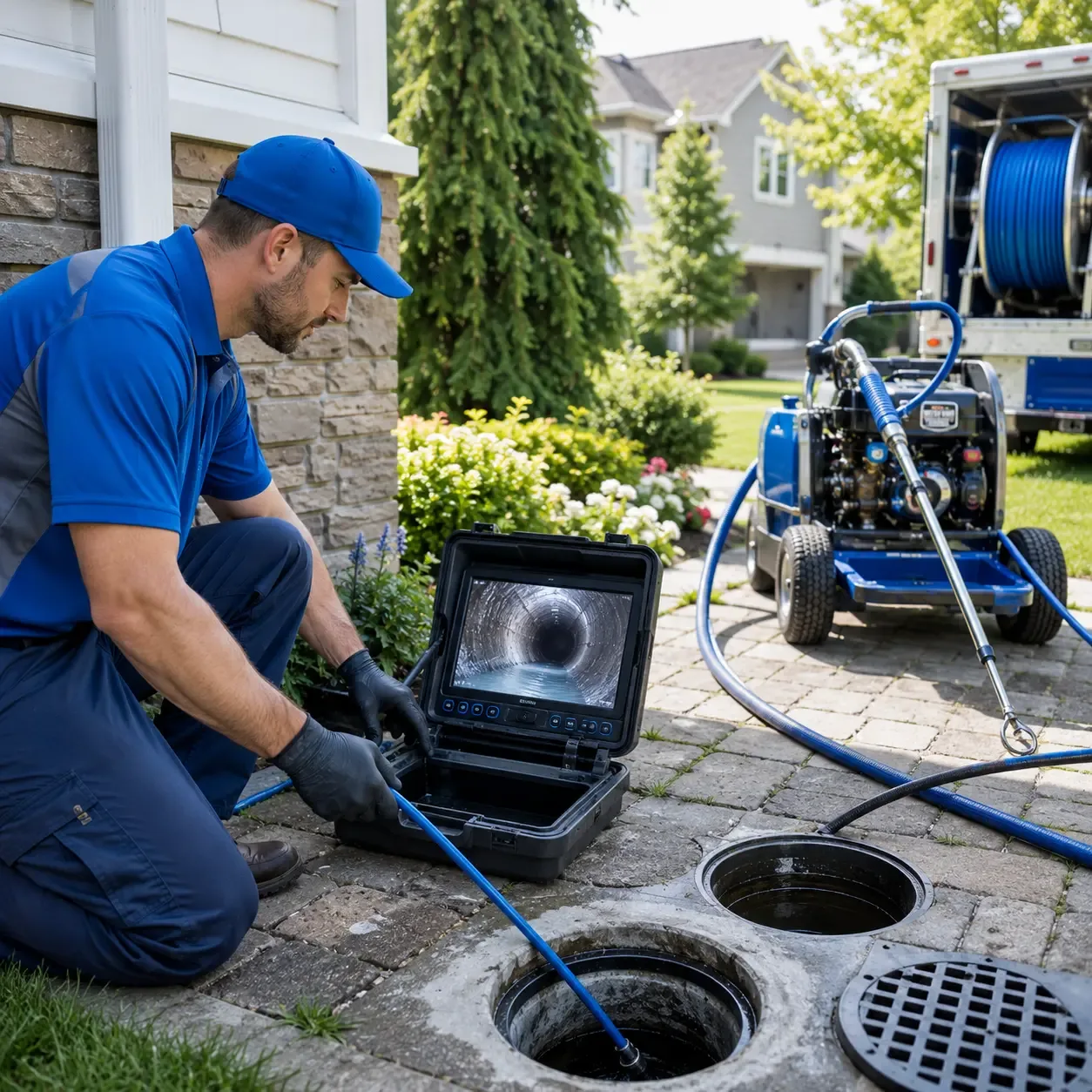 Outdoor drain cleaning professionals serving Skowhegan, ME
